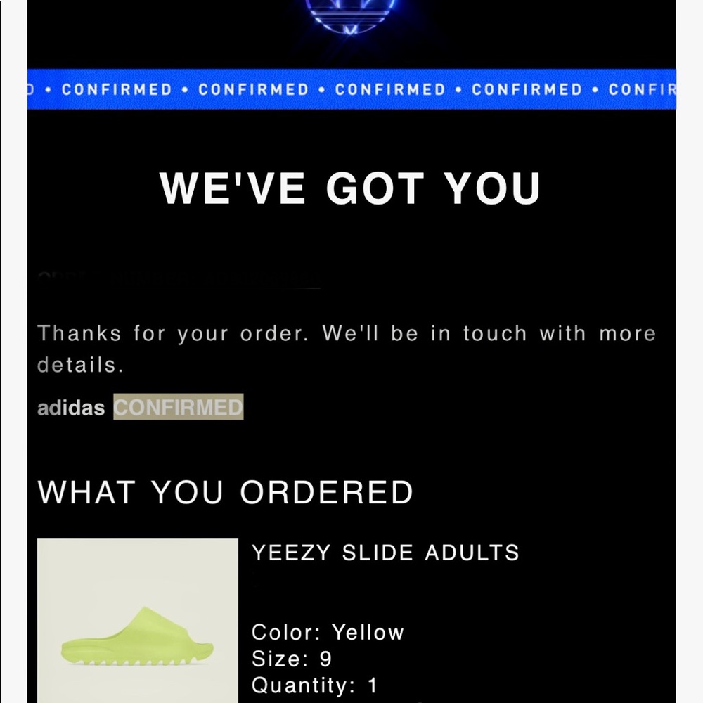 Yeezy slide boost glow green mens size 9